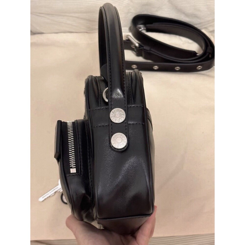 Acne Studios Small Black Leather Camero Party Shoulder Bag MSRP $1,950 - Picture 5 of 12